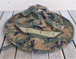 Berretto Jungle U.S. Army Mimetismo Marpat Ottimo Etichettato Tg. S - Helme & Hauben