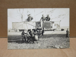 TOUL ? (54) Carte Photo Nacelle D'un Dirigeable Gros Plan Animation Militaires - Toul