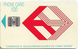 Cabo Verde - Cabo Verde Telecom - Red Logo (Cn. C3C043251 Red) 09.1993, SC7, 100U, 197.000ex, Used - Capo Verde