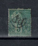 Réunion  - Cachet De Postier Surchargé REUN (1891) - 5c Vert N°20 - Oblitérés