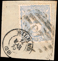 Vizcaya - Edi O 107 - Fragmento Mat Fech. Tp.II "Bilbao" - Used Stamps