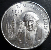 Messico - 5 Pesos 1953 - 200° Nascita Di Hidalgo - KM# 468 - Mexique