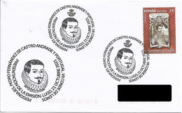 SPAIN. POSTMARK. PEDRO FERNANDEZ DE CASTRO ANDRADE Y PORTUGAL. VII CONDE DE LEMOS. 2021 - Frankeermachines (EMA)