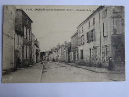 CPA 79 Deux Sèvres - Mauzé Sur Le Mignon - Grande Rue - Mauze Sur Le Mignon