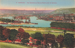 CANTELEU : VUE GENERALE DU PORT DE ROUEN PRISE DE CANTELEU - Canteleu