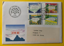 18671 - Automates Nos 11-14 Les Quatre Saisons FDC Bern 14.05.1996 - Automatic Stamps