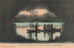 CPA TAHITI - Grotte De Maraa Vue De L'intérieur - Inside View Of The Grotto Of Maraa - Gauthier - Tahiti