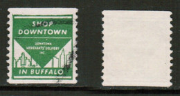 U.S.A.   BUFFALO, N.Y. MERCHANTS DELIVERY STAMP USED (CONDITION AS PER SCAN) (Stamp Scan # 839-10) - Entregas