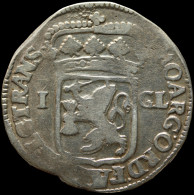 LaZooRo: Netherlands OVERIJSSEL 1 Gulden 1701 VF Rotation - Silver - …-1795 : Former Period