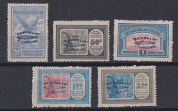 Argentina Mi# 337-41 * Mint Zeppelin 1930 - Nuevos