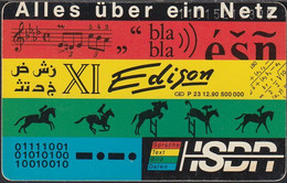 GERMANY P23/90 - ISDN - Edison - Horse Riding - M11 - 1103 - P & PD-Series: Schalterkarten Der Dt. Telekom