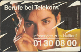 GERMANY P24/90 - Frau - Satelitenspiegel - 2103 - P & PD-Series: Schalterkarten Der Dt. Telekom