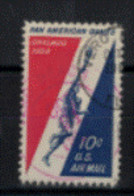 Etats-Unis - Poste Aérienne - "Jeux Panaméricains De Chicago" - T. Oblitéré N° 54 De 1959 - 2a. 1941-1960 Used