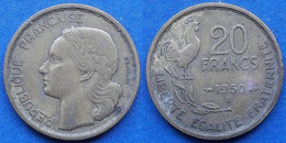 FRANCE - 20 Francs 1950 B KM# 917.2 Fourth Republic (1947-1958) - Edelweiss Coins - 20 Francs