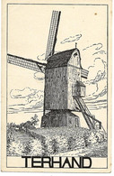 MOULIN A VENT--MOLEN-TERHAND- Getekende Kaart 1914 -18 Uitg Dresden  034 D1 - Wervik