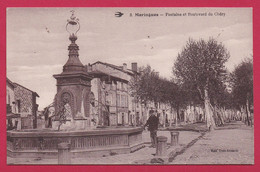 Fontaine Et Boulevard Du Chéry - Maringues - Puy-de-Dôme (63E) - Maringues