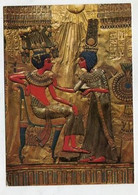 AK 099349 EGYPT - Kairo - Ägyptisches Museum - Der Schatz Des Tutenchamun - Der Königsthron - Rückenlehne - Detail - Museos