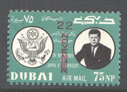 1964  Death Of J. F. Kennedy  MiNr 144A  ** MNH - Dubai