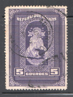 1942  Notre Dame Du Perpétuel Secours 5 Gourdes - Haïti