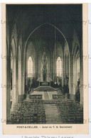 Cpa Pont à Celles Autel Du T S Sacrement Eglise Religion Intérieur - Pont-à-Celles