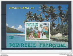 POLYNESIE 1983 - YT BF N° 7 NEUF SANS CHARNIERE ** (MNH) GOMME D'ORIGINE LUXE NON DENTELE RARE - Imperforates, Proofs & Errors