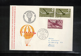 Liechtenstein 1960 Weltfluechtlingsjahr Ballonpost Interesting Letter - Lettres & Documents