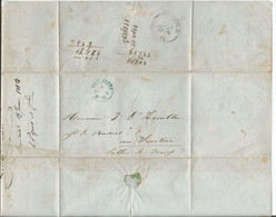 Suisse Préphilatélie, Lettre Neuchâtel - Le Sentier (19.1.1854) - ...-1845 Prephilately