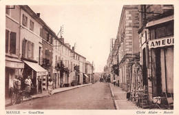 MANSLE-16-Charente-Grand Rue- Commerce Charcuterie-Moto-Cliché Allaire - Mansle