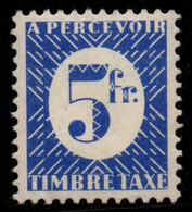 0366- FRANCE - FRENCH COLONIES - 1945 - SC#: J31 - MNH - POSTAGE DUE - 1945 Gouverneur-Général Félix Éboué