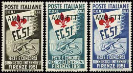 TRIESTE AMG-VG/FTT<br/> - Tipologia: ** - Ginnici - Serie 3 Val. - Sassone/Unificato N.116-118<br />
Qualità: "A" - Poststempel