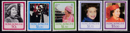 Hong Kong 1986 QEII Birthday Sc 465-69 Mint Never Hinged - Ongebruikt