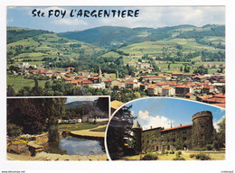 69 Sainte Ste Foy L'Argentière Vers St Laurent De Chamousset N°889 En 1983 - Saint-Laurent-de-Chamousset
