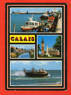 CALAIS - Multi-Vues - Le Port - Le Canal -L'Hovercraft - - Calais