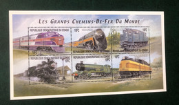 Congo DRC 2001 - Locomotives From Around The World - Otros & Sin Clasificación