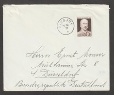 SWEDEN:  1973  COVER  WITH  1 K. (813)  -  TO  GERMANY - Lettres & Documents