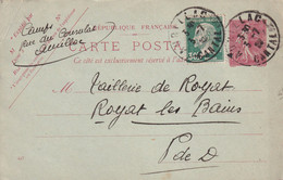 France Entiers Postaux - 10c Semeuse Lignée - Carte Postale - Cartes Postales Types Et TSC (avant 1995)