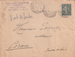 France Entiers Postaux - 15c Semeuse Lignée - Enveloppe - Standard Covers & Stamped On Demand (before 1995)