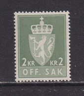 NORWAY - 1955-82 Official  2k Never Hinged Mint - Service