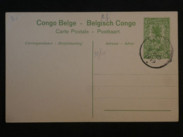 BJ16 CONGO BELGE BELLE CARTE ENTIER SERIE 1 .N°22 RR 1919 NON VOYAGEE++ - Lettres & Documents