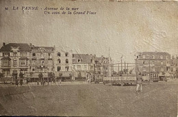 De Panne De Markt Vanuit De Zeelaan  Gelopen 1930 - De Panne