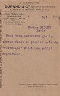 France Entiers Postaux - 20c Semeuse - Repiquage - Overprinter Postcards (before 1995)