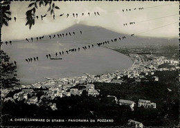 CASTELLAMMARE DI STABIA ( NAPOLI ) PANORAMA DA POZZANO - EDIZIONE FARFALLA - SPEDITA 1952 (13850) - Castellammare Di Stabia