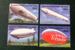 Congo DRC 2001 - The 100th Anniversary Of The First Passage Of A Zeppelin Airship (2000). - Andere & Zonder Classificatie