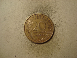 MONNAIE FRANCE 20 CENTIMES 1967 MARIANNE - 20 Centimes