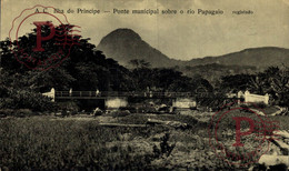 AFRICA. SÃO TOMÉ E PRÍNCIPE- A.C. Ilha Do Principe -Ponte Municipal Sobre O Rio Papagaio - São Tomé Und Príncipe