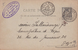 France - Paris Obitérations - 1877-1920: Période Semi Moderne