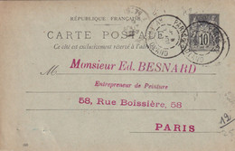 France - Paris Obitérations - 1877-1920: Période Semi Moderne