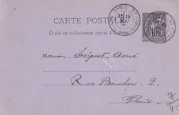 France - Paris Obitérations - 1877-1920: Période Semi Moderne