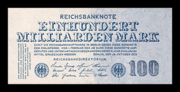 Alemania Germany 100000000000 Mark 1923 Pick 126 SC UNC - 100 Milliarden Mark