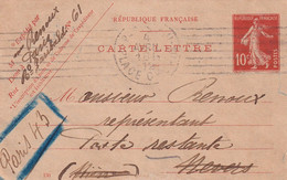 France - Paris Obitérations - 1877-1920: Semi-Moderne